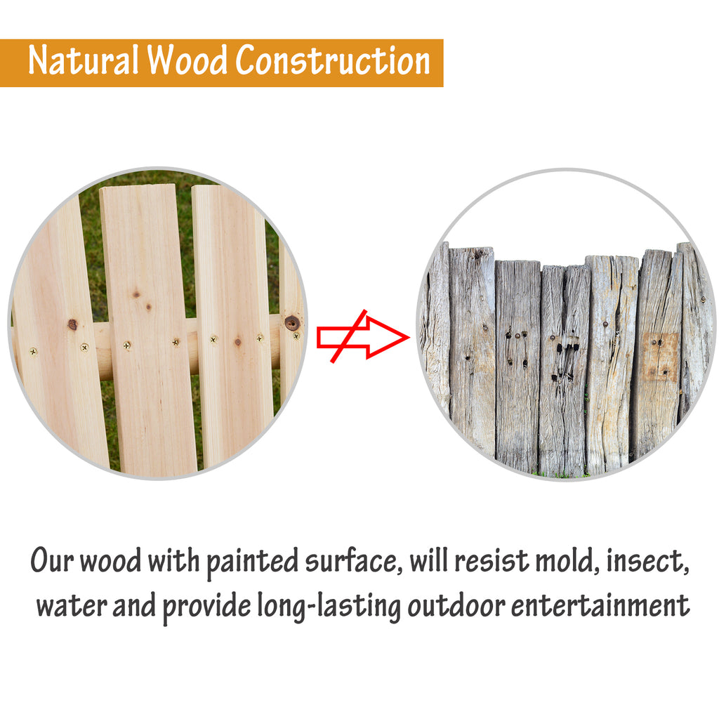 2-Seater Swing Bench with Frame