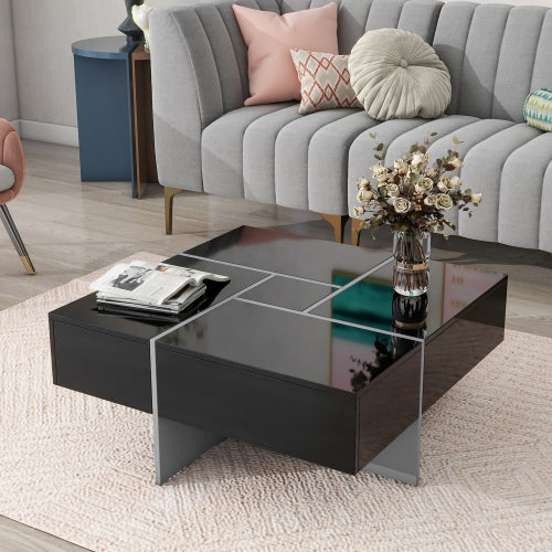 Noir Epoch Centerpiece with Volador Drawers