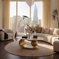Opulent Eye Sintered Stone Ellipse